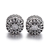 Hollow 925 Sterling Silver European Beads OPDL-L017-060TAS-1