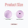 50Pcs Food Grade Eco-Friendly Silicone Beads SIL-TADJ0001-03C-4