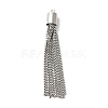 Brass Box Chains Tassels Pendant KK-K276-02P-1