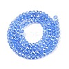 Electroplate Glass Beads Strands EGLA-A044-T3mm-A14-3