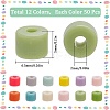 600Pcs 12 Colors Opaque Acrylic Beads OACR-SC0001-50-2