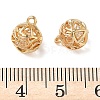 Brass Micro Pave Clear Cubic Zirconia Pendants KK-D261-01G-07-3