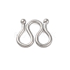 304 Stainless Steel S-Hook Clasps STAS-R157-01P-01-1