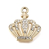 UV Plating Alloy Crystal Rhinestone Pendants RB-CBAD37D-36G-1