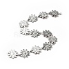 304 Stainless Steel Flower Link Chains CHS-C004-04C-P-4