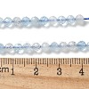 Natural Aquamarine Beads Strands G-F509-02-4mm-2