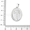 304 Stainless Steel Pendants SA-CBA34D4-12P-3