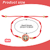 6Pcs Saint Benedict Medal Alloy Link Bracelets Set BJEW-AN0001-68-7