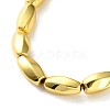 Electroplated Synthetic Magnetic Hematite Beads Strands G-P545-G04-8x16mm-4