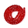 Glass Beads Strands EGLA-A044-T4mm-D01-2