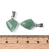 Natural Green Aventurine Pendants G-N349-18P-03-3