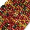 Dyed Imitation Gemstone Glass Beads Strands GL-Z001-03B-02-1
