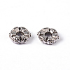 Tibetan Style Alloy Spacer Beads TIBEB-S039-014AS-RS-3
