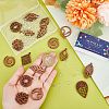 SUNNYCLUE DIY Hollow Out Dangle Earring Making Kit DIY-SC0021-41-3