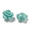 Synthetic Coral Dyed Carved Beads SHEL-I001-05A-3