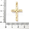 Brass Micro Pave Cubic Zirconia Pendants KK-A281-26D-G-3