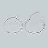 925 Sterling Silver Earring Hoop STER-T002-188S-2