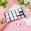 15Pcs Mini Square Acrylic Glass Window Boxes Sets CON-WH0088-43B-3