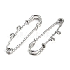 304 Stainless Steel Safety Pins Brooch Findings STAS-K252-05A-P-2