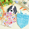 4Pcs 4 Styles Triangle Polyester Pet Handkerchi AJEW-CP0006-08A-02-3