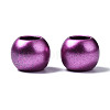 Matte Spray Painted Acrylic European Beads ACRP-TD001-03A-05-2