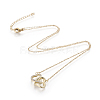 Brass Pendant Necklaces NJEW-I230-07-2