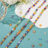 Handmade Millefiori Glass Bead Strands LAMP-LT0001-09C-3