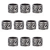 10Pcs Tibetan Style 304 Stainless Steel Spacer Beads STAS-UN0045-73-1