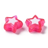 Star Acrylic Beads TACR-C001-02G-2