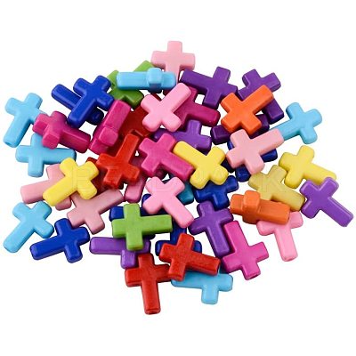 Opaque Acrylic Beads SACR-PH0002-01-1