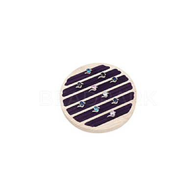 6-Slot Wood Ring Display Stands RDIS-WH0011-30-1