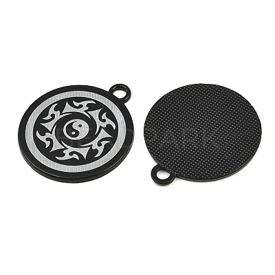 Baking Paint Alloy Painted Finish Pendants AL-CBA2376-08EB-1