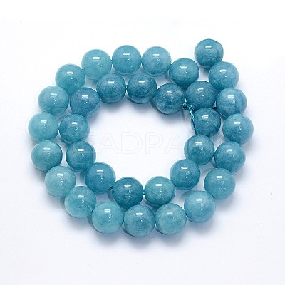 Natural Blue Quartz Beads Strands G-O047-07-10mm-1