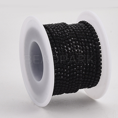 Electrophoresis Iron Rhinestone Strass Chains CHC-Q009-SS6.5-B01-1