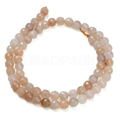 Natural Pink Aventurine Beads Strands G-C280-B05-6mm-1