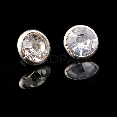 Brass Crystal Rhinestone Rivets PURS-PW0001-539F-S-1