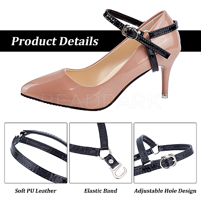 4 Sets 4 Colors PU Leather Shoelaces DIY-OC0010-29-1