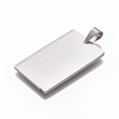 Non-Tarnish 304 Stainless Steel Pendants STAS-F223-48P-1