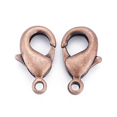 Brass Lobster Claw Clasps KK-902-R-NF-1