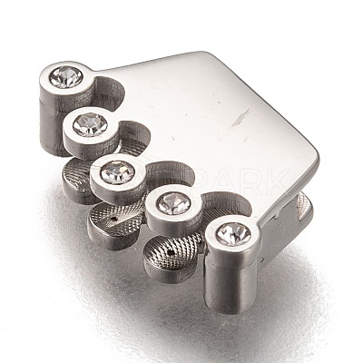 304 Stainless Steel Slide Charms LS-STAS-P270-03P-1