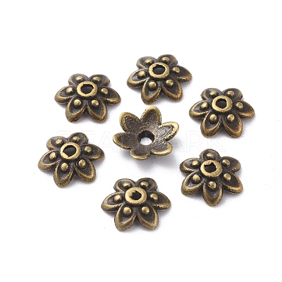 Tibetan Style Bead Caps X-MLF0626Y-NF-1