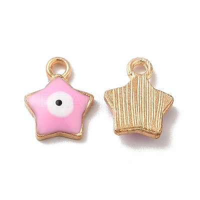 Alloy Enamel Charms ENAM-Q448-01LG-01-1