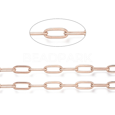 Ion Plating(IP) 304 Stainless Steel Cable Chains CHS-M002-01RG-1