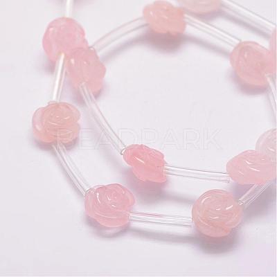 Natural Rose Quartz Beads G-O156-A-16-1