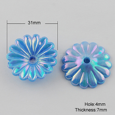 Opaque Acrylic Beads SACR-Q066-M-1