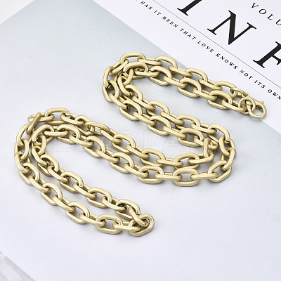 Iron Cable Chains Necklace Making MAK-N034-003A-MG-1