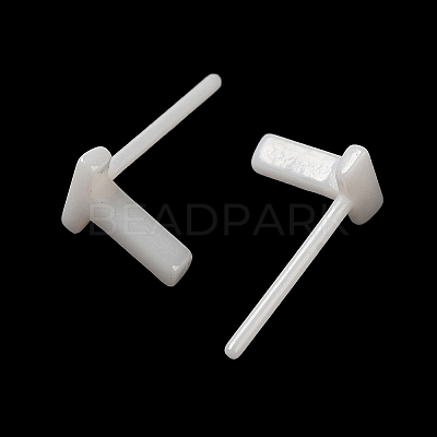 Hypoallergenic Bioceramics Zirconia Ceramic Stud Earrings EJEW-F340-04T-1