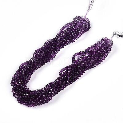 Baking Paint Transparent Glass Beads X1-DGLA-A035-T4mm-A09-1