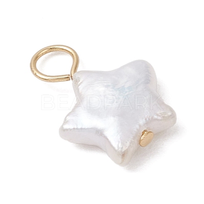 3Pcs 3 Styles Natural Keshi Pearl Pendants PALLOY-JF04240-1