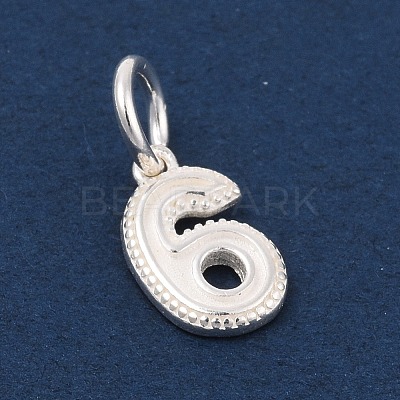 Number Series 925 Sterling Silver Charms LS-STER-Q002-01G-1